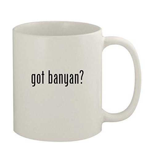 got banyan? - 11oz Ceramic White Coffee Mug, White
