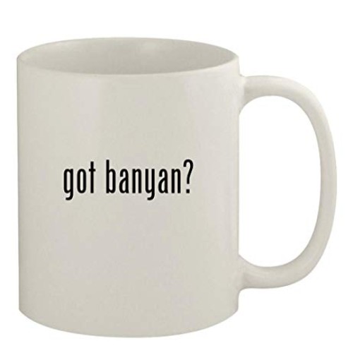 got banyan? - 11oz Ceramic White Coffee Mug, White