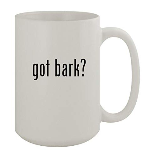 got bark? - 15oz Ceramic White Coffee Mug, White