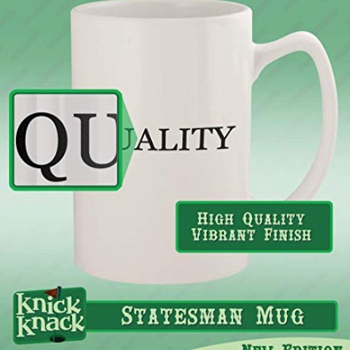 got dilution? - 14oz Ceramic White Statesman Coffee Mug, White