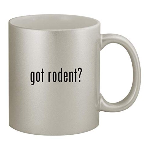 got rodent? - 11oz Silver Coffee Mug Cup