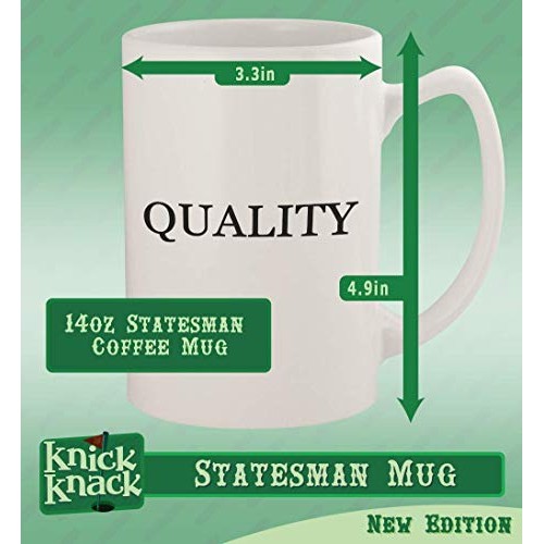 got rodent? - 14oz Ceramic White Statesman Coffee Mug, White