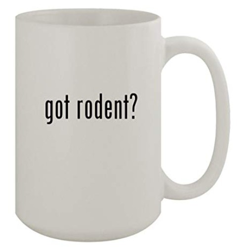 got rodent? - 15oz Ceramic White Coffee Mug, White