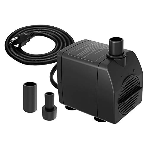 Knifel Submersible Pump 200GPH Ultra Quiet with Dry Burning Protec...
