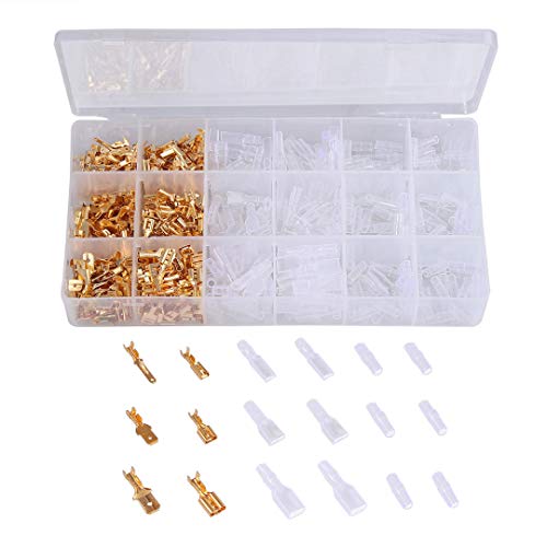 Wire Terminals Crimping Tool Kit,Knoweasy Spade Connectors Crimper...