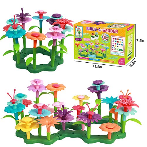 Koalad Flower Garden Building Toys Set for Girls,109PCS STEM Presc...