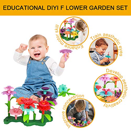 Koalad Flower Garden Building Toys Set for Girls,109PCS STEM Presc...