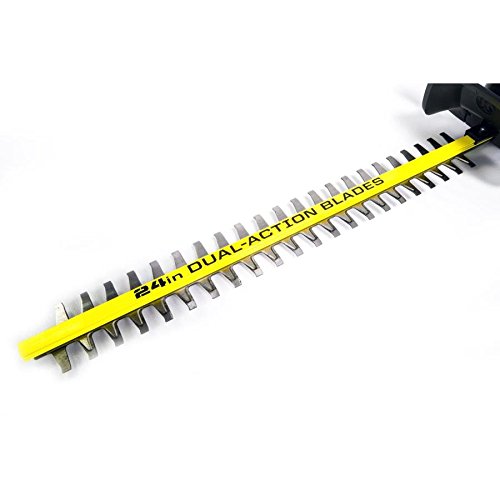 Kobalt 40-Volt Max 24-in Dual Cordless Hedge Trimmer Battery Incl...