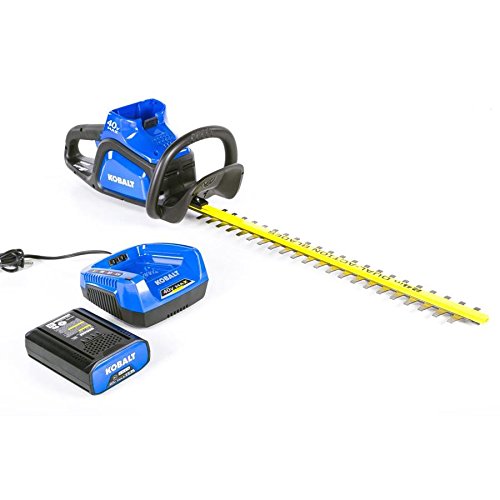 Kobalt 40-Volt Max 24-in Dual Cordless Hedge Trimmer Battery Incl...