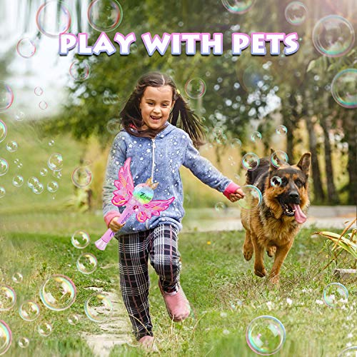 KODATEK Bubble Machine for Kids, Leak-Proof Design, Princess Bubbl...