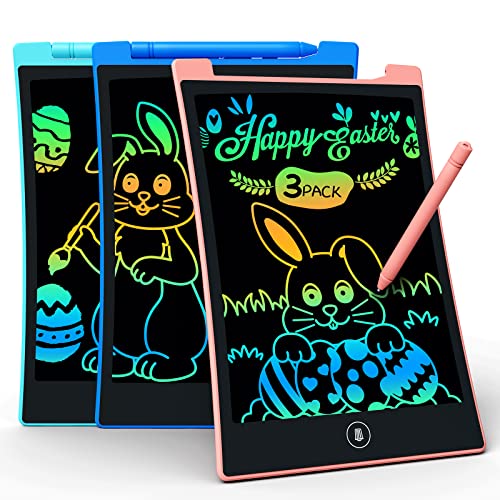KOKODI Kids Toys 3 Packs LCD Writing Tablet, Colorful Toddler Draw...