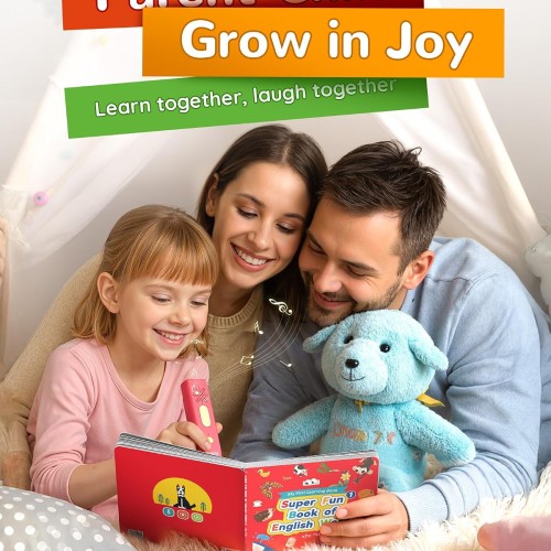 KOKODI Talking Pen Books Sets, Interactive Audio Sound Books Kids Learning Electronic Toys for Boys Girls, Autism Sensory Games, Early Educational Gifts Birthday Gifts for Toddlers Kids Age 2 3 4 5