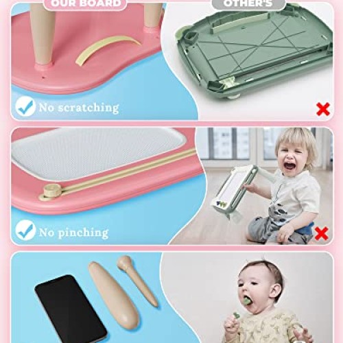 KOKODI Toys Gifts for 1 2 3 Years Old Girl, Sturdy Magnetic Drawin...