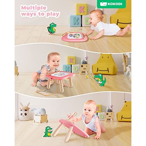 KOKODI Toys Gifts for 1 2 3 Years Old Girl, Sturdy Magnetic Drawin...
