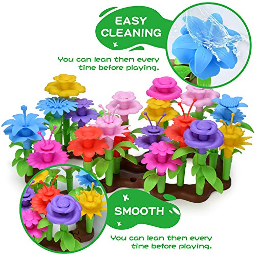 kolegend Flower Garden Building Toys - 105 PCS Gardening Pretend S...