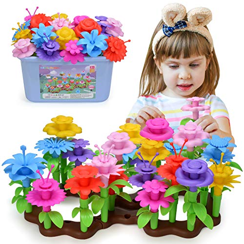 kolegend Flower Garden Building Toys - 105 PCS Gardening Pretend S...