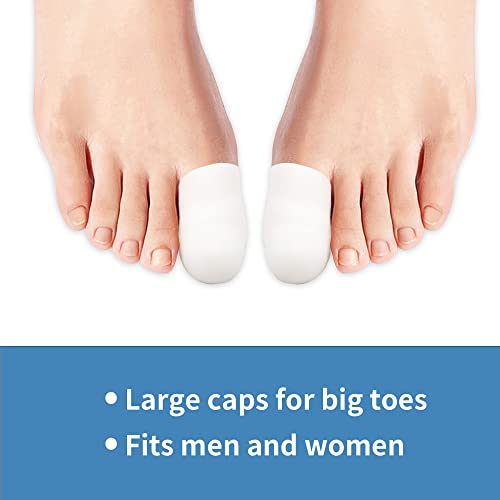 KONGDY Big Toe Protectors, 10 Count Silicone Toe Caps for Big Toe,...