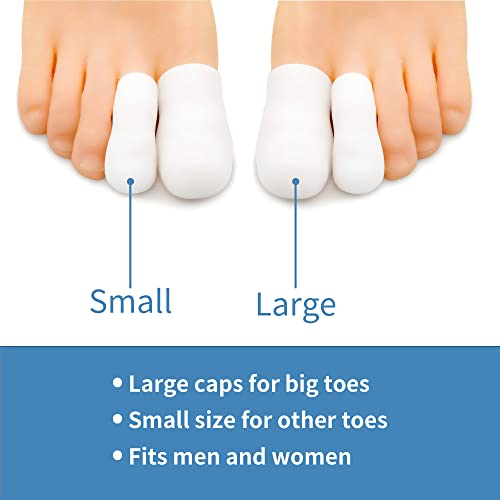 KONGDY Toe Protectors, 12 Count Silicone Toe Caps for Shoes, Big G...