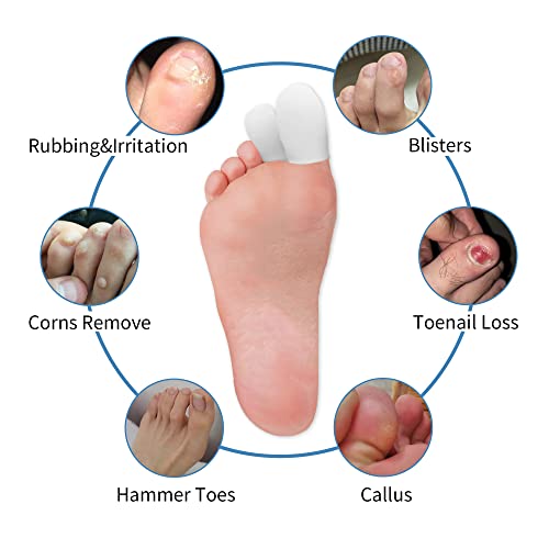 KONGDY Toe Protectors, 12 Count Silicone Toe Caps for Shoes, Big G...