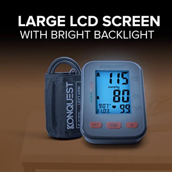 Konquest KBP-2704A Automatic Upper Arm Blood Pressure Monitor - Ad...