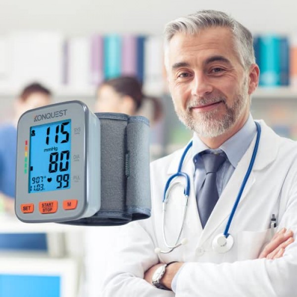 Konquest KBP-2910W Automatic Wrist Blood Pressure Monitor - Accura...