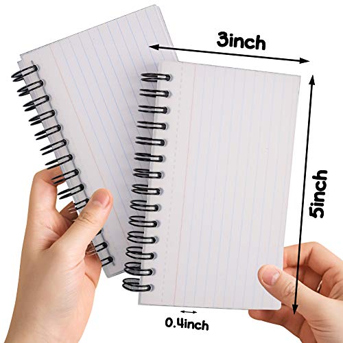 Koogel 400 Pieces Multicolor Index Cards, 3x5 Inches Ruled Index C...