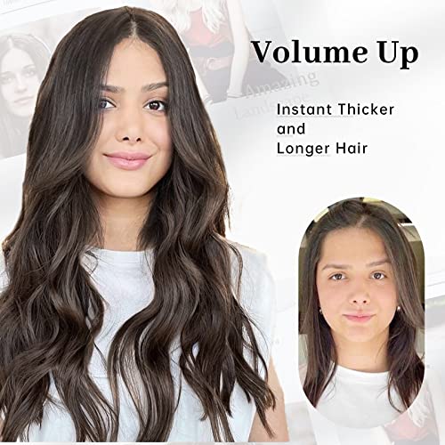 KooKaStyle Invisible Wire Hair Extensions with Transparent Wire Ad...