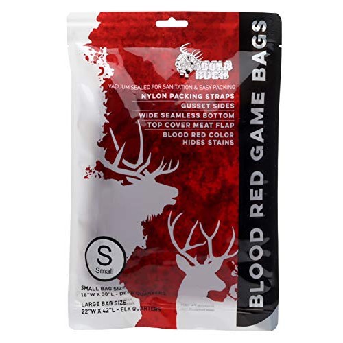 Koola Buck Blood Red Heavy Duty Hunting Game Bag One Small 30-Inc...