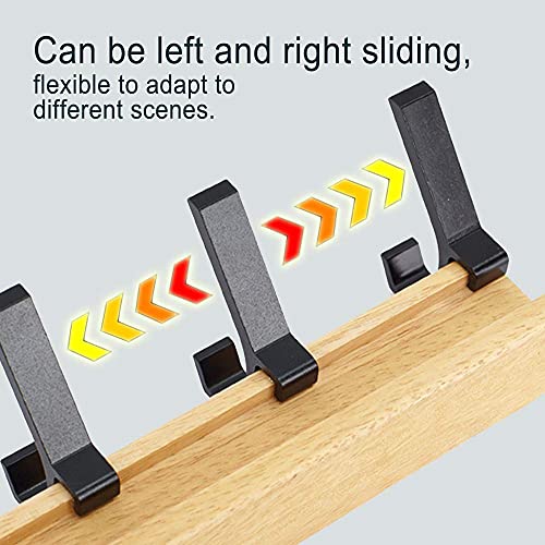 KooNiosio Coat Hook Rack Wall Mounted Coat Rack-5 Double Hook,Alum...
