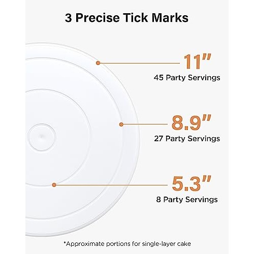 Kootek Cake Decorating Kit Baking Supplies Cake Turntable with 2 F...
