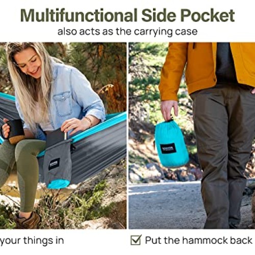 Kootek Camping Hammock Double Portable Hammocks Camping Accessorie...
