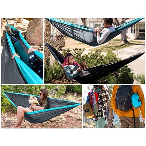Kootek Camping Hammock Double Portable Hammocks Camping Accessorie...