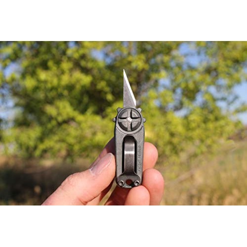 EVERYDAY BLADE Tiny Replaceable Blade Folding Pocket Knife with Th...