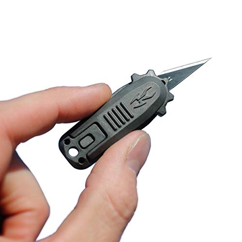 EVERYDAY BLADE Tiny Replaceable Blade Folding Pocket Knife with Th...