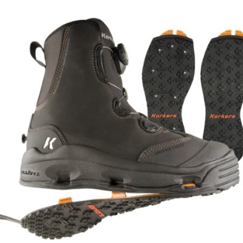Korkers Devils Canyon Wading Boot with Kling-On and Studded Kling...