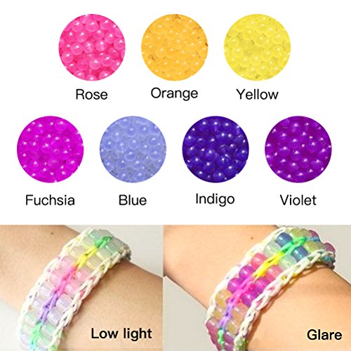 Korlon 1500 Pcs UV Beads Color Changing Sun Sensitive UV Reactive ...