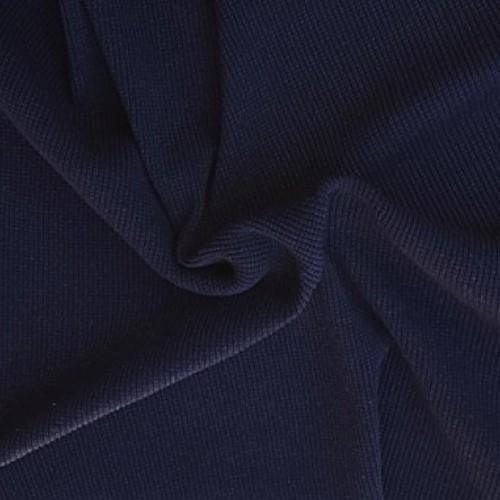 Indigo Thermal Cotton Knit Fabric by The Yard Waffle Weave 51W 10/16