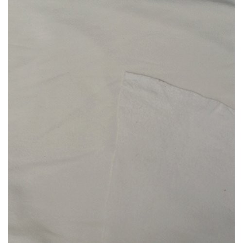 IVORY Cotton Fleece Fabric by the Yard - 62W 4/15 Blanket Sweatp...