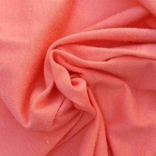 Organic Cotton Blend Fabric Jersey Knit by The Yard - Melon Eco Fr...
