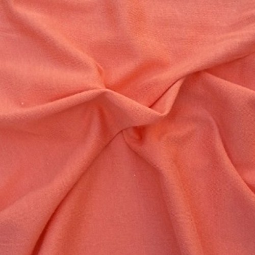 Organic Cotton Blend Fabric Jersey Knit by The Yard - Melon Eco Fr...