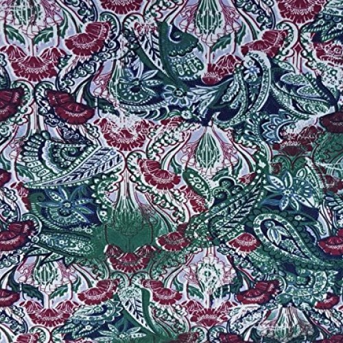 Organic Cotton Spandex Print #1 Fabric by The Yard Stretchy Jersey...