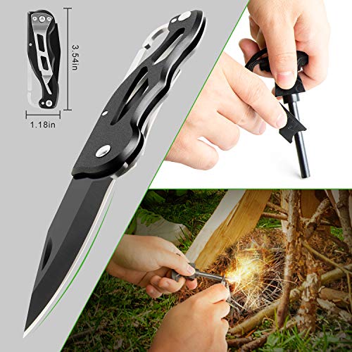 KOSIN Survival Gear, 18 in 1 Emergency Survival Kit, Professional ...