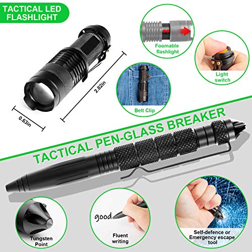 KOSIN Survival Gear, 18 in 1 Emergency Survival Kit, Professional ...
