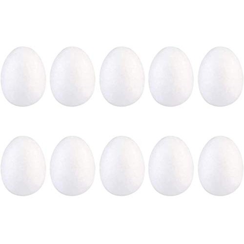 20pcs Styrofoam Easter Eggs Easter Foam Polystyrene Eggs Crafts Pa...