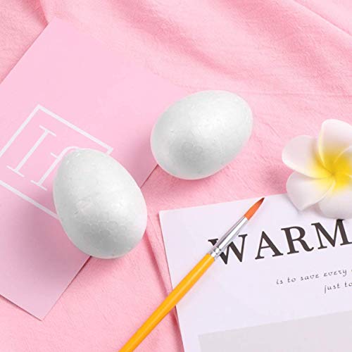 50pcs Styrofoam Easter Eggs Easter Foam Polystyrene Eggs Crafts Pa...
