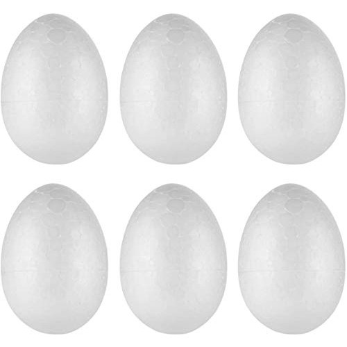 50pcs Styrofoam Easter Eggs Easter Foam Polystyrene Eggs Crafts Pa...