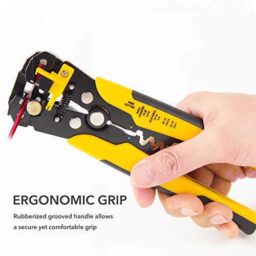 KOTTO Automatic Electrical Wire Stripper Set - Cutter and Crimping...