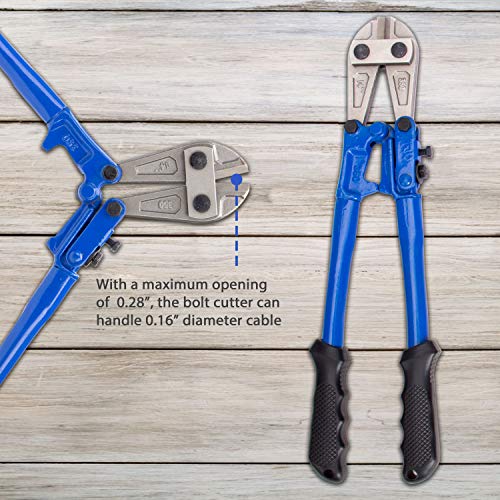 KOTTO Bolt Cutter Pliers Set Heavy Duty Soft Rubber 14 and Mini 8...