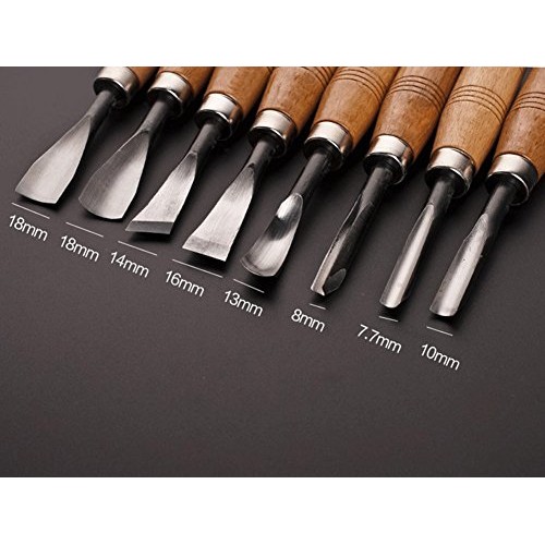 KOTVTM Wood Carving Tools 8PCS Wood Sculpture Carving Chisel Tool ...