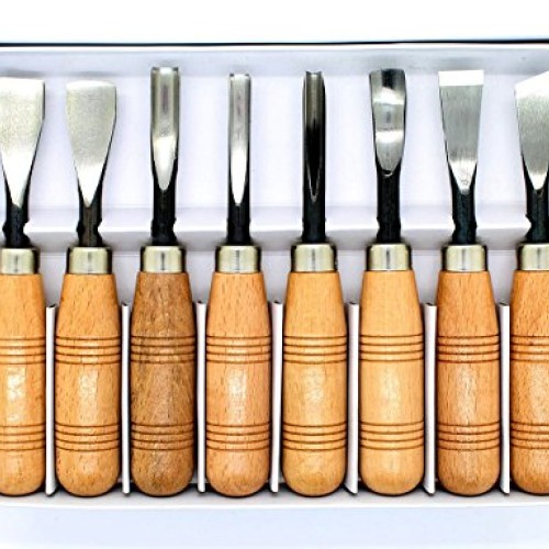 KOTVTM Wood Carving Tools 8PCS Wood Sculpture Carving Chisel Tool ...